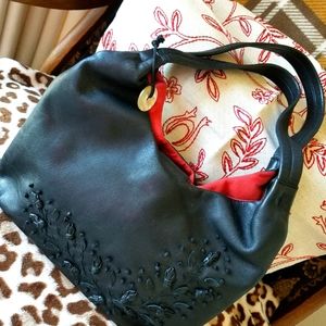 Leather bag by Sak..vintage